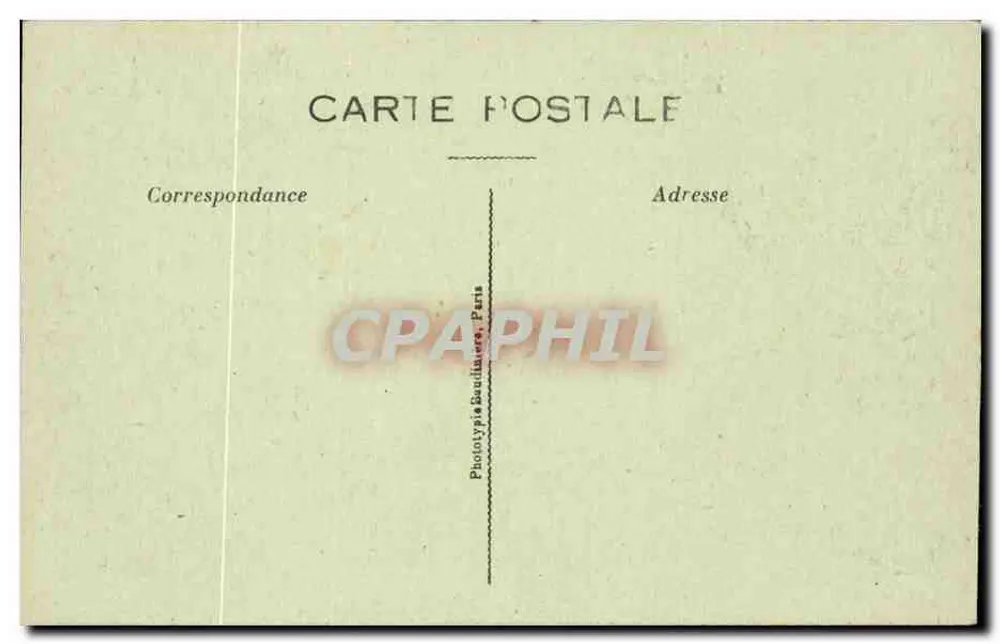 Crépy-en-Valois — Der Jeu de Paume-Kiosk — Genestin, Verlag Crépy - Rückseite