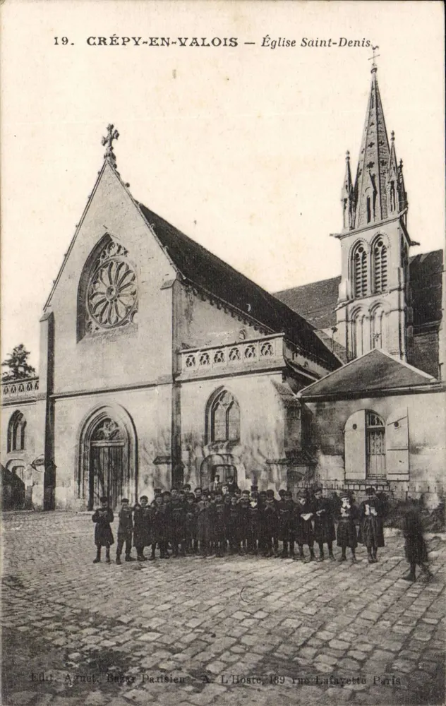 Crépy-en-Valois — Kirche Saint-Denis — Agnès Parisien, n°19 - Vorderseite