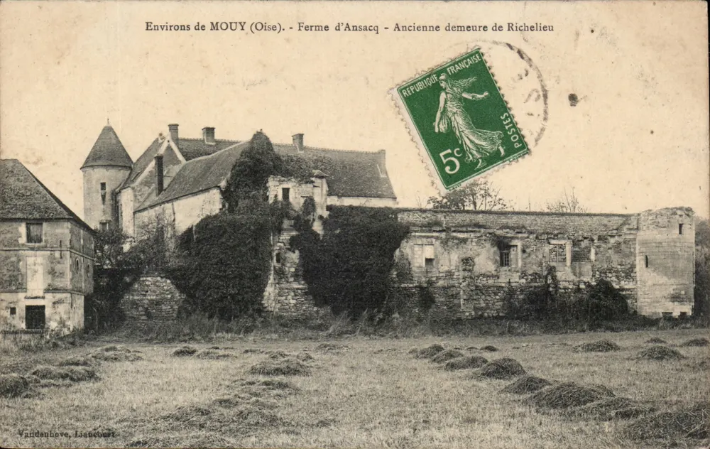 Umgebung von MOUY (Oise) - Bauernhof von Ansacq - Ehemalige Residenz von Richelieu — Vandenbove, Lisacourt - Vorderseite