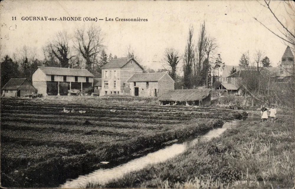 Gournay-sur-Aronde (Oise) — Les Cressonnières — Sennécon, photo-éditeur - Vorderseite