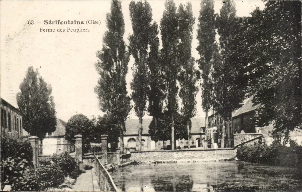 Sérifontaine (Oise) — Fazenda dos Poplars — J. Boucher & Cie, Gisors (Eure) - Frente