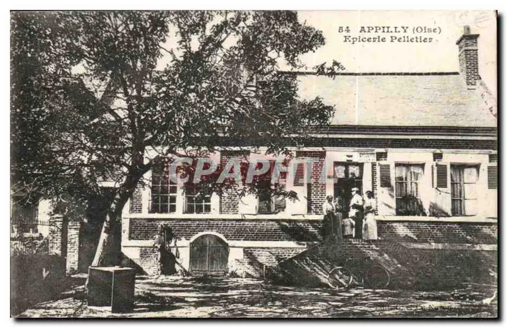 Appilly (Oise) — Epicerie Pelletier — Phototype Desaux, 10, Avenue de la République, Paris - Frente