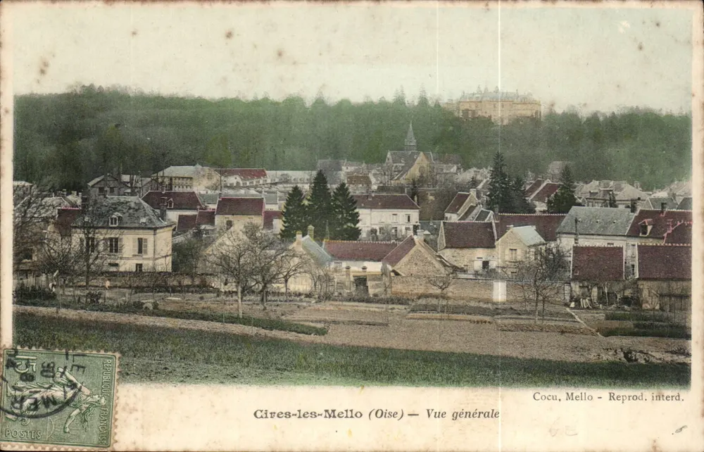 Cires-les-Mello (Oise) — Vista geral — Cocu, Mello - Reprod. interd. - Frente
