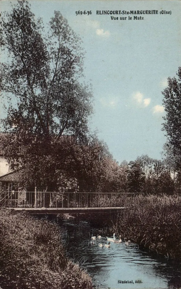 Elincourt-St-Marguerite (Oise) — Blick auf den Matz — Sénéchal, Verlag Nr. 569-6-96 - Vorderseite