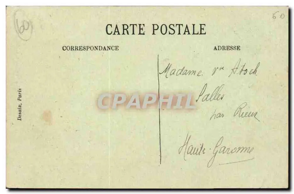 CROISSY-sur-CEULE — Die Kirche und das Pfarrhaus — Debrag-Boilez, Verlag - Rückseite