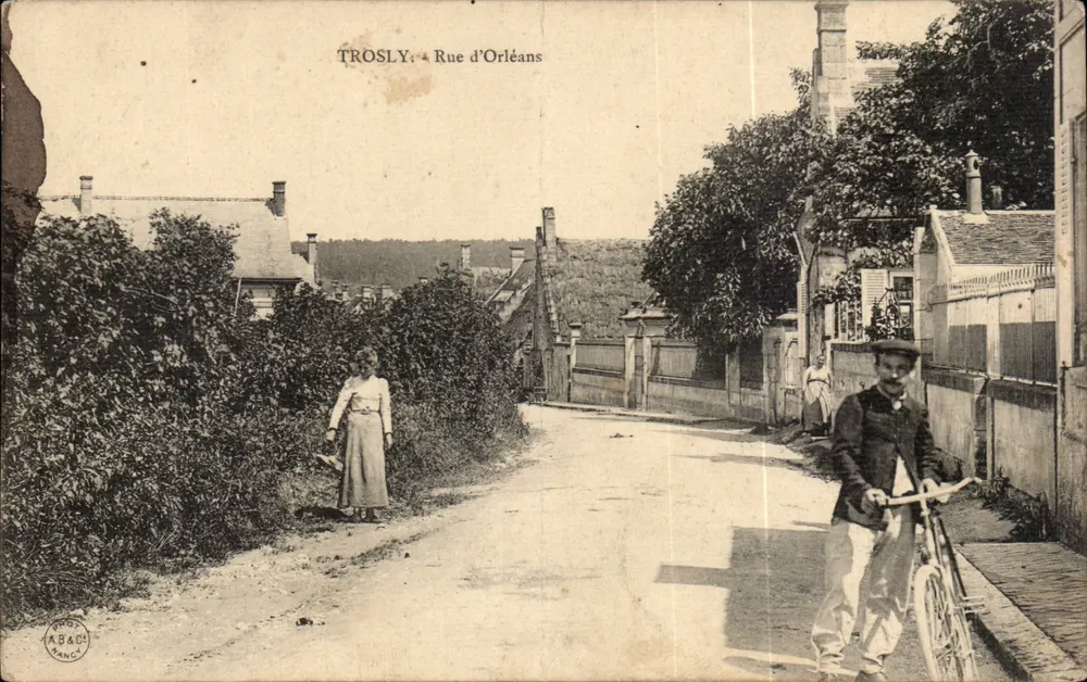 Trosly - Rue d'Orléans — editor A.B.A.C.I. n° 3007 - Frente