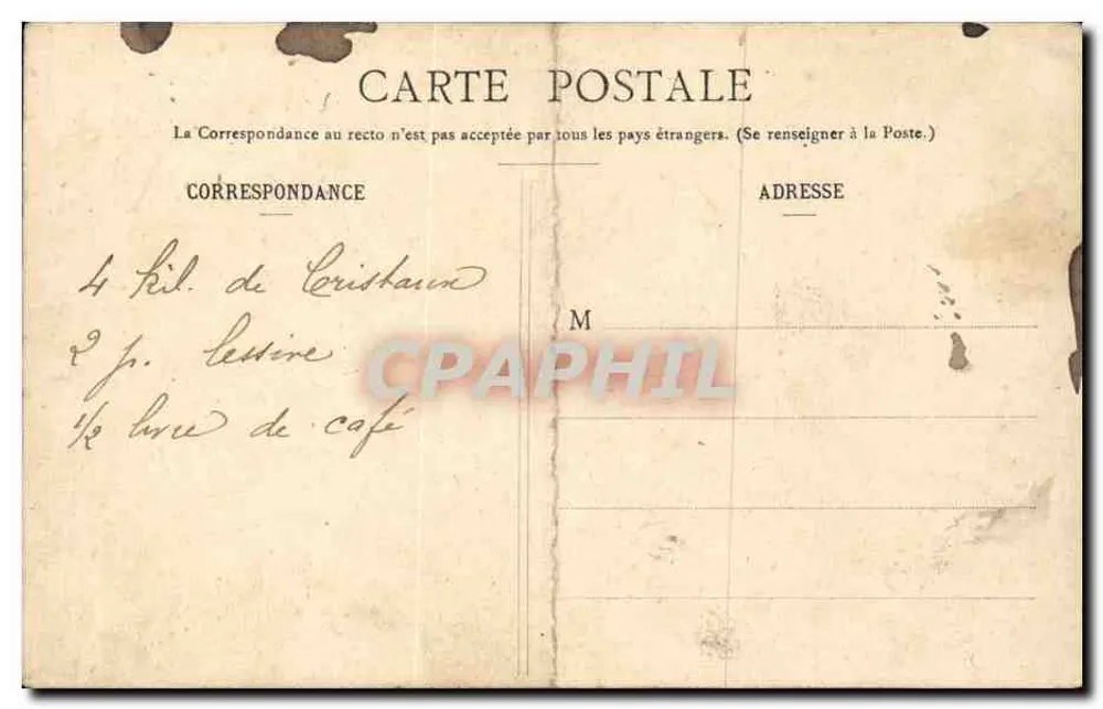 Trosly - Rue d'Orléans — editor A.B.A.C.I. n° 3007 - Verso