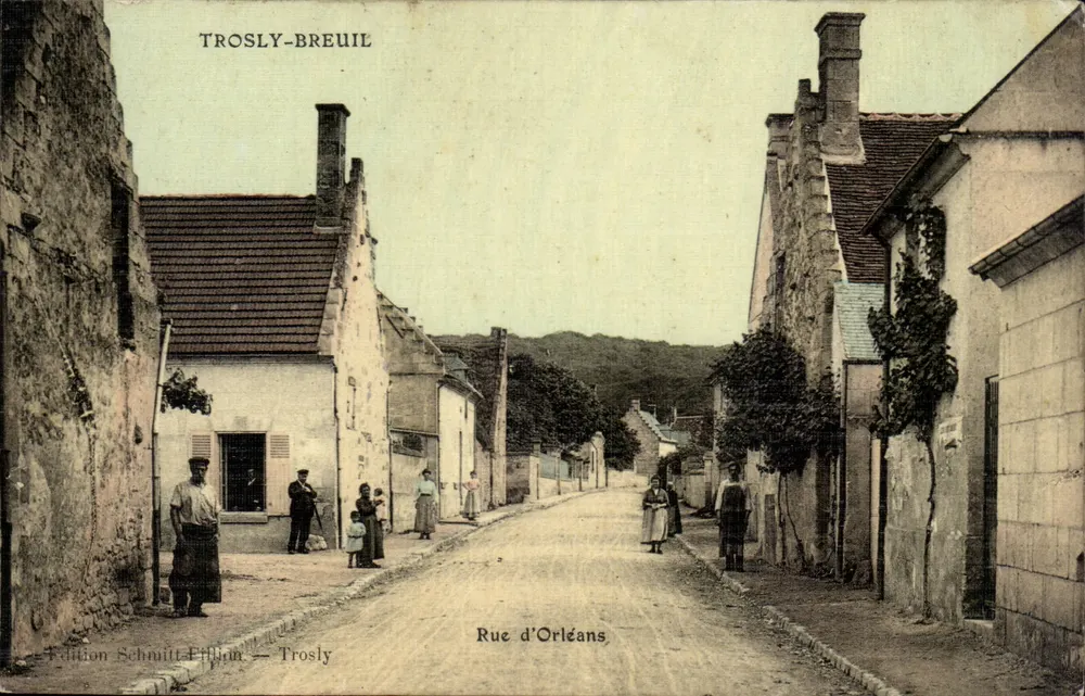 Trosly-Breuil — Rue d'Orléans — Edição Schmitt-Effillon - Frente