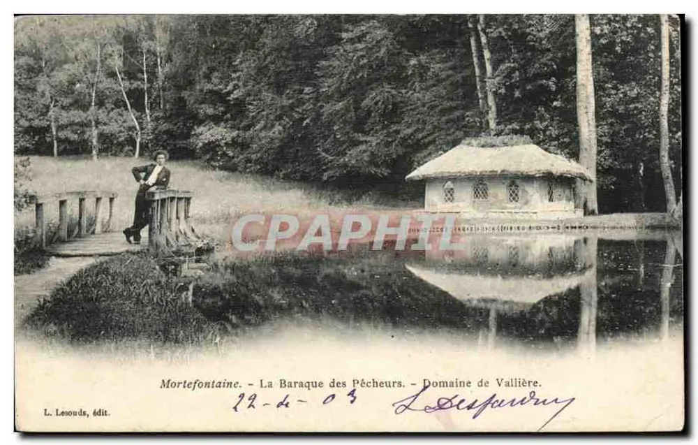 Mortefontaine — Die Fischerhütte — Domaine de Vallière — L. Lesouds, Verlag - Vorderseite
