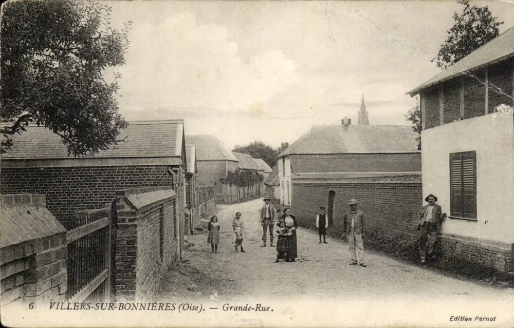Villers-sur-Bonnières (Oise) — Grande-Rue — Edition Pernot - Vorderseite