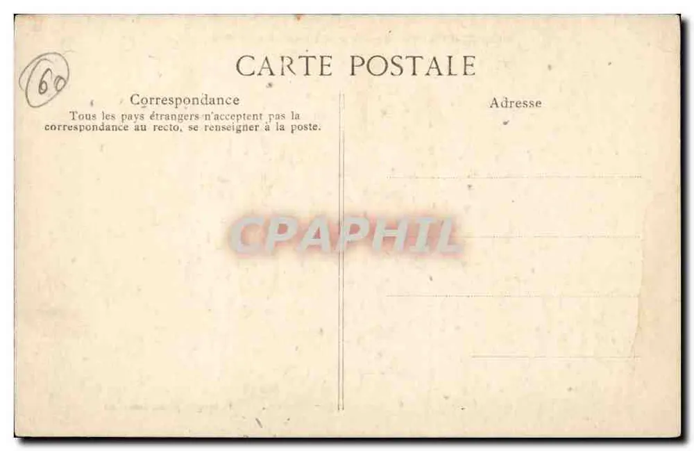 Plessis-Piquet — Facha do Castelo - A Solidão - Verso