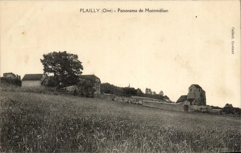 Plailly (Oise) - Panorama de Montmélian — Collecte Cautant - Frente