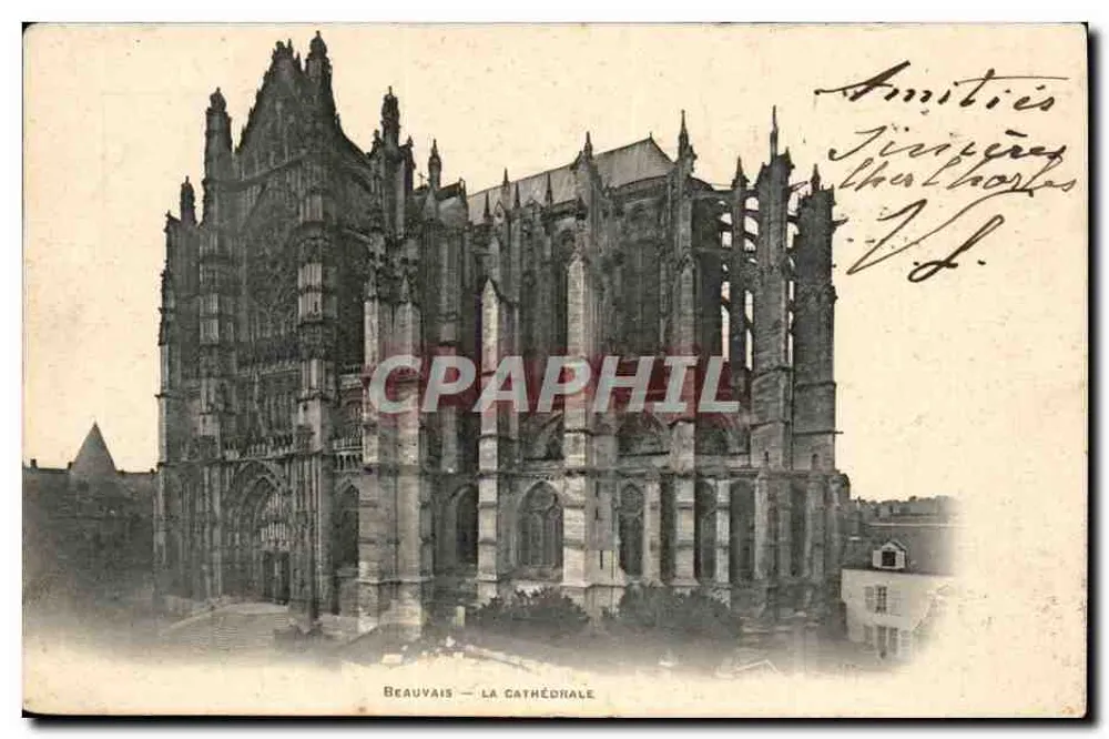 Beauvais — A CATEDRAL — editor A. Briger, 8 Rue Théodore, Beauvais - Frente