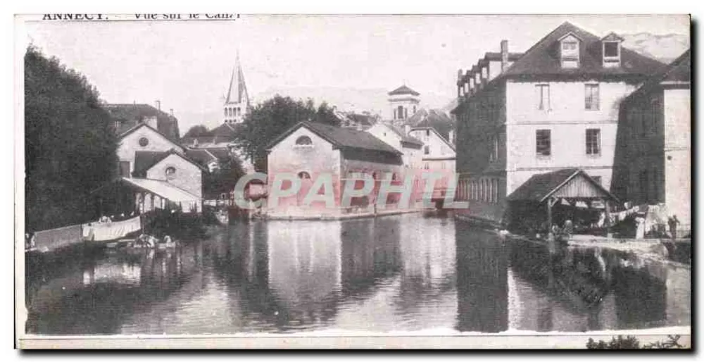 Annecty — Vista sobre o Canal — Carta postal - Frente