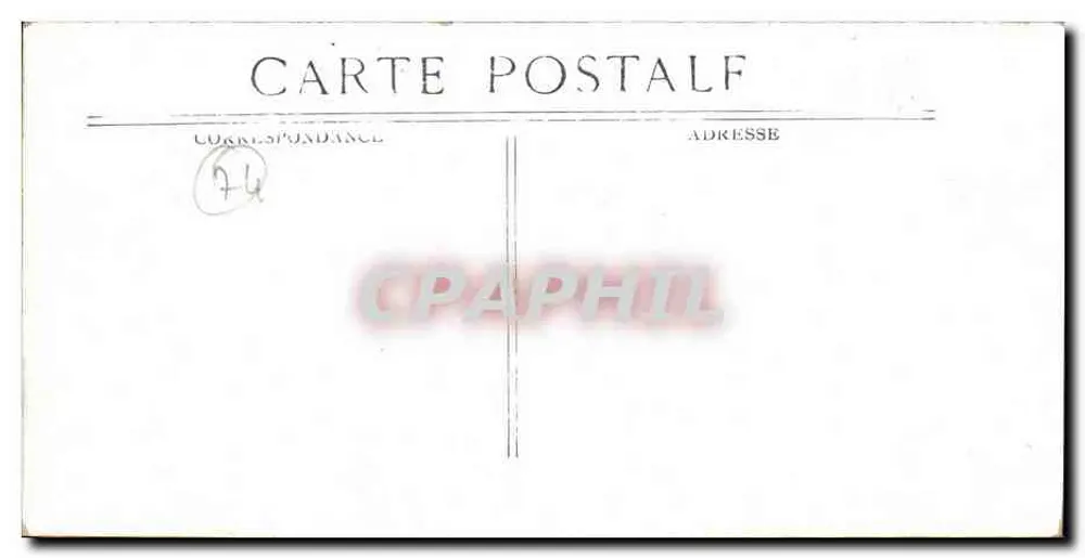 Annecty — Vista sobre o Canal — Carta postal - Verso