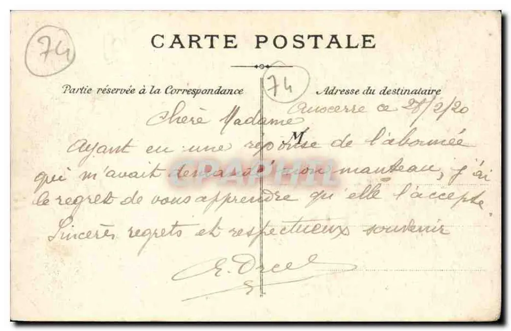 ÉVIAN-LES-BAINS — Der Dampfer "Évian" und die Küste der Savoie — Verlag: Sammlung S. Brasse-Crout, n° 116 - Rückseite