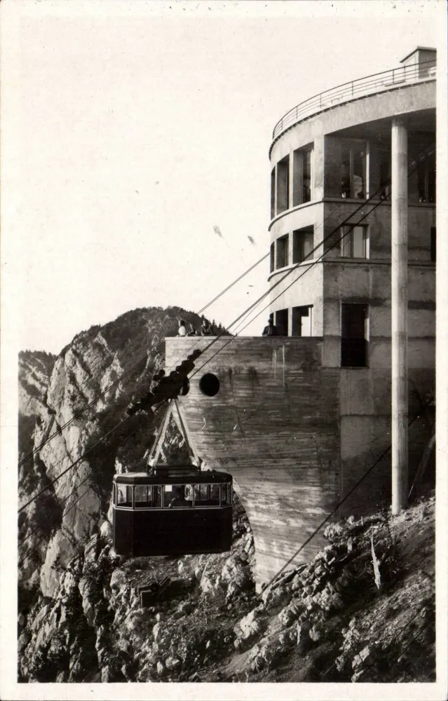 Annecy — Seilbahn von Veyrier du Lac — Die Endstation - Vorderseite