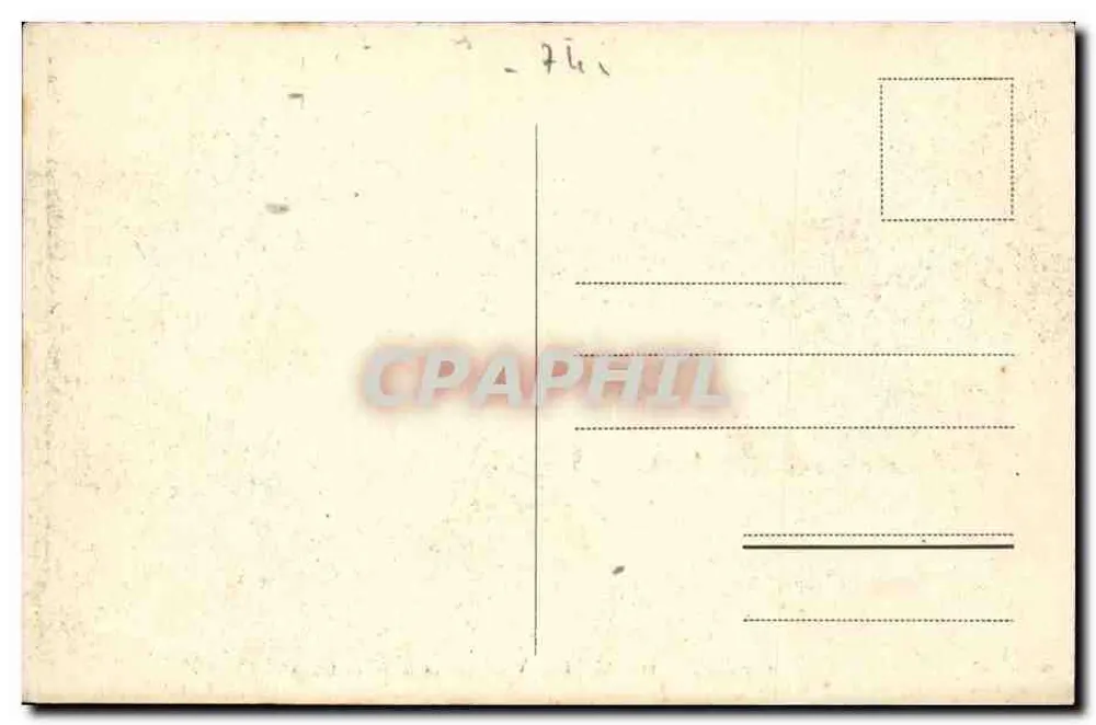 Chamonix — Saussure-Denkmal und Mont-Blanc — Charnaux frères & Co., Genf, Nr. 4048 - Rückseite