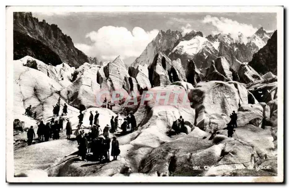 Chamonix - Mar de gelo — DORRÉ, fotógrafo-editor, Chamonix, n°181 - Frente