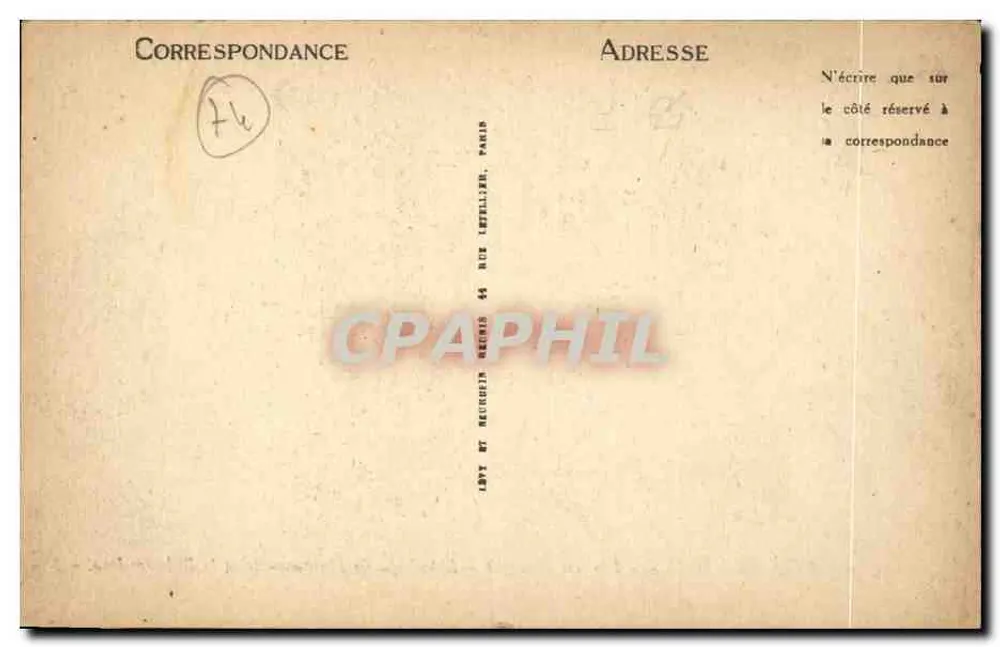 Ansicht von AIX-LES-BAINS - See Bourget - Abtei Haute-Combe und der Anlegeplatz - ND - Rückseite