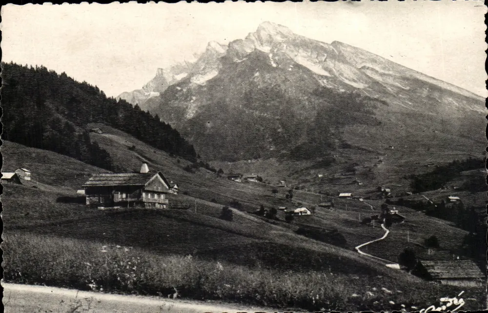 Vale de Alta Montanha — Paisagens Alpinas — Edições C.A.D.S.E., Grenoble - Frente