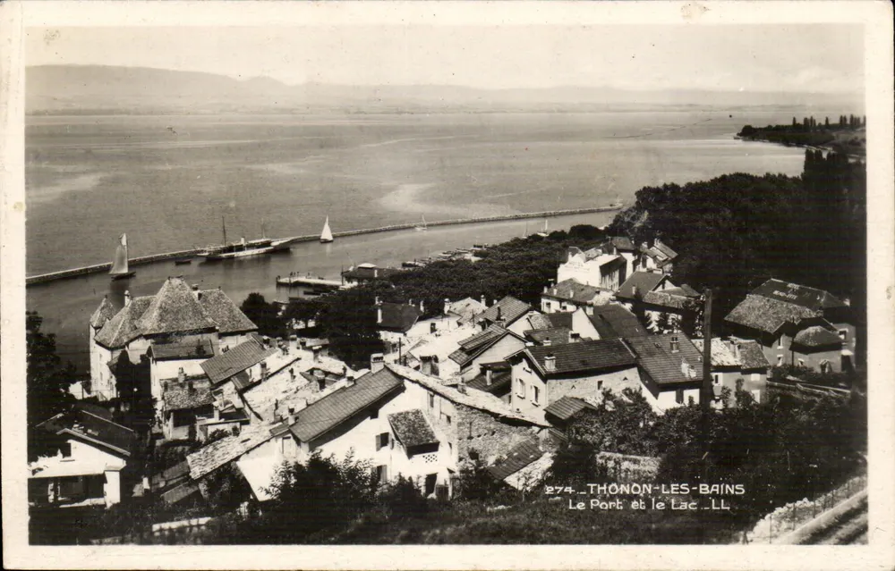 Thonon-les-Bains — O Porto e o Lago — LL n°274 - Frente