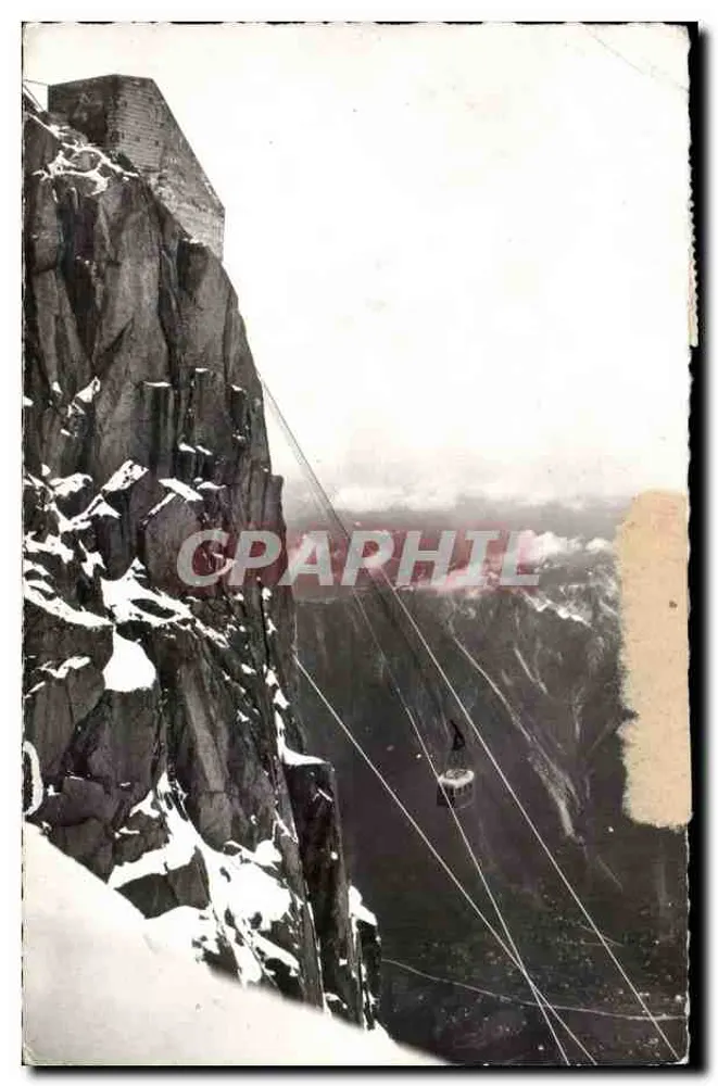 Der Seilbahn der Aiguille du Midi — Massif du Mont-Blanc — Editionen J. Cellard - Vorderseite