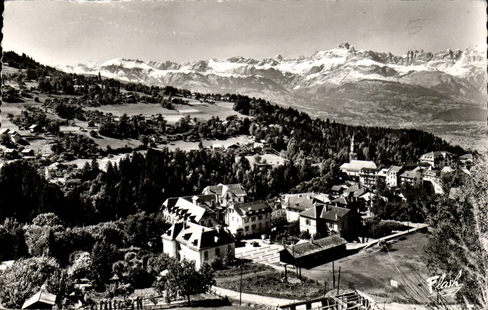 Saint-Gervais — Allgemeiner Blick. Die Aravis-Kette — Flarch - Vorderseite