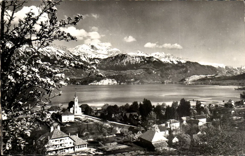 See Annecy — Allgemeiner Blick und die Tournette — Éditions G. Mouchet, Annecy, n° 694 - Vorderseite