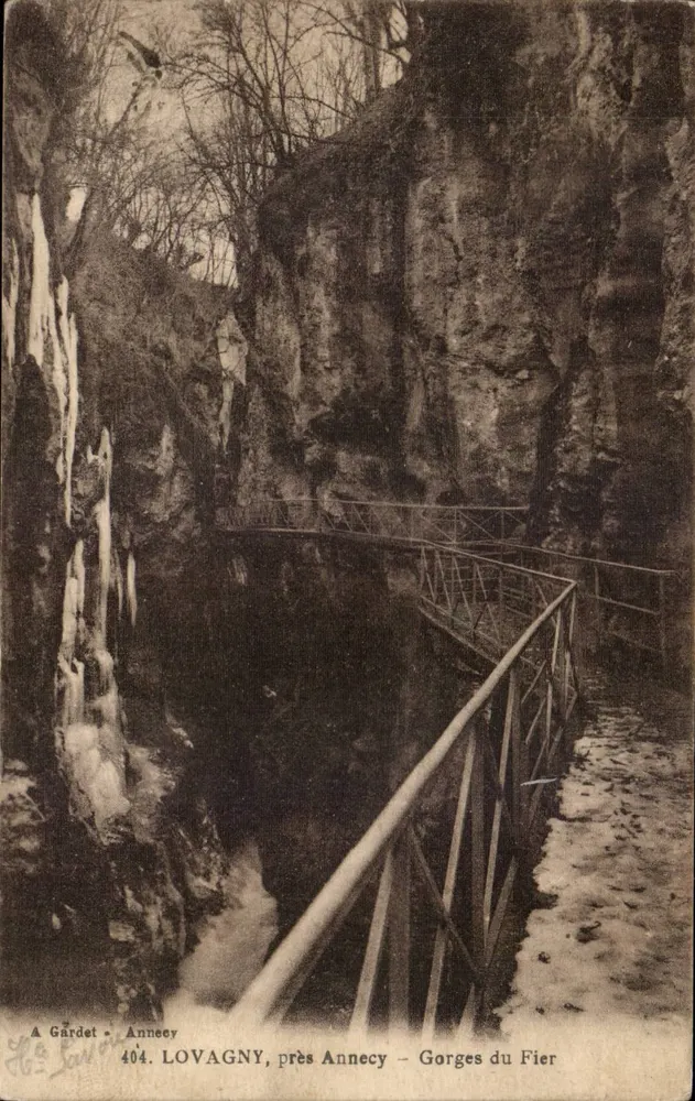 Gorges du Fier – Lovagny nahe Annecy – A. Gârdet - Vorderseite