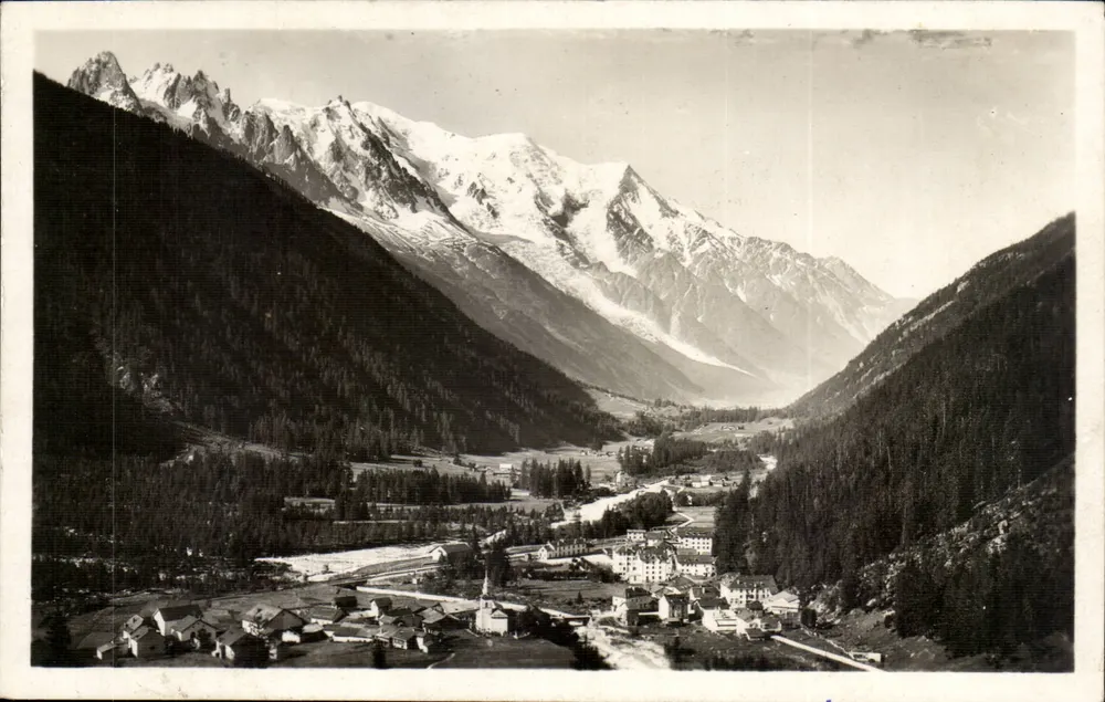 Argentières e o Mont-Blanc — G. Tairraz — n°74 - Frente