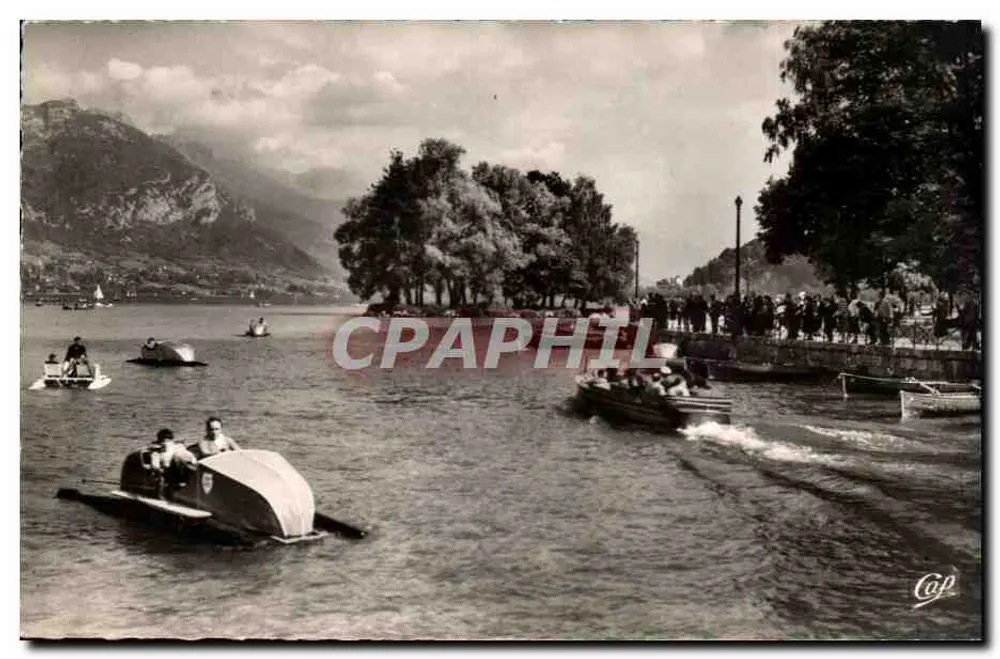 Annecy - Die Insel der Schwäne — Réul-Photo, Nr. 3416 - Vorderseite