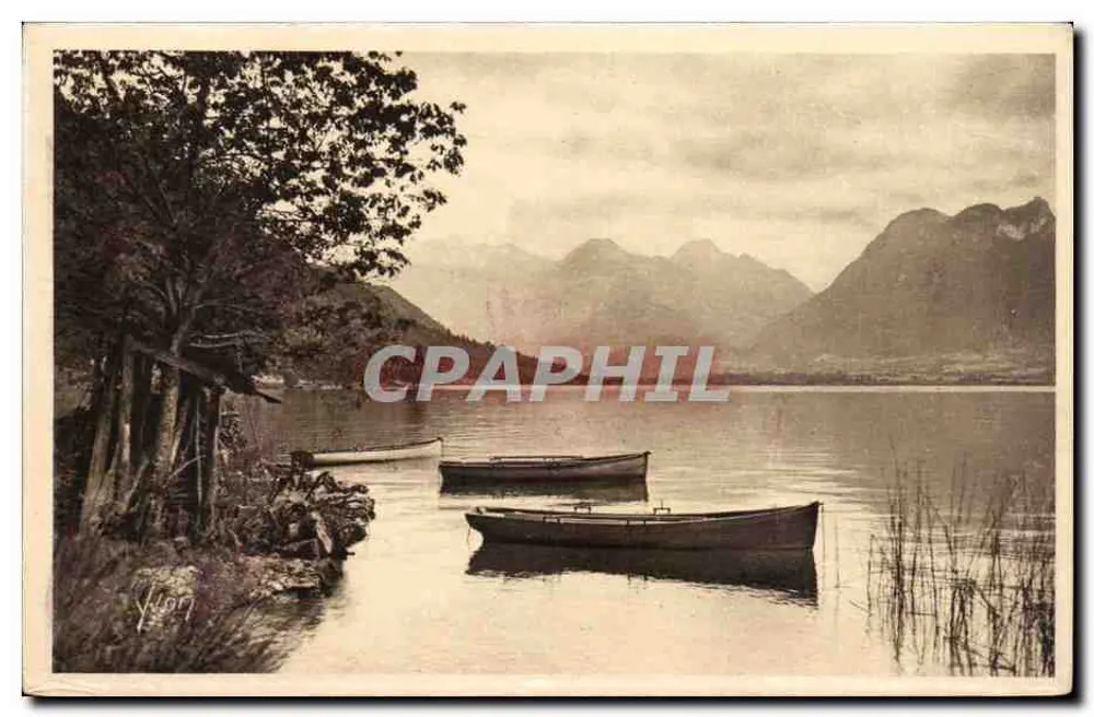 Das Ende des Sees und das Massiv der Bauges — ANNECY (Haute-Savoie) — Éditions d'Art YVON, Paris - Vorderseite