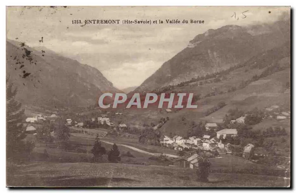 Entremont (Alta Saboia) e a Vale do Borne — 1253 — L. Fauraz, editor - Frente
