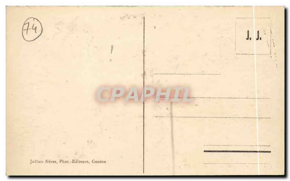 Chamonix — Cena de Patinação — J.J. n°8051 - Verso