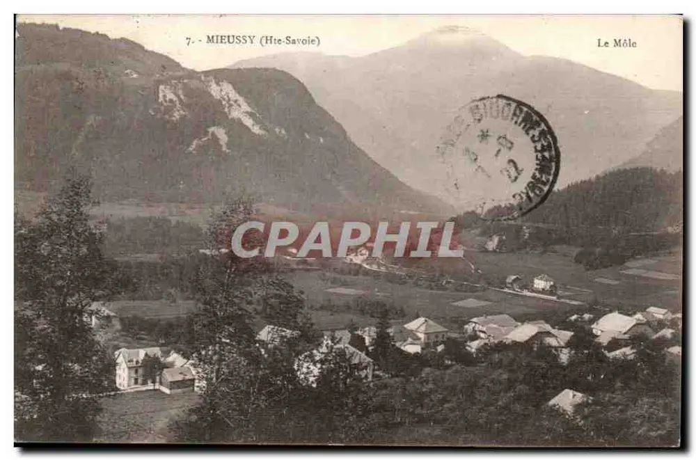 MIEUSSY (Haute-Savoie) — O Môle — editor não identificado, n° de série 7 - Frente