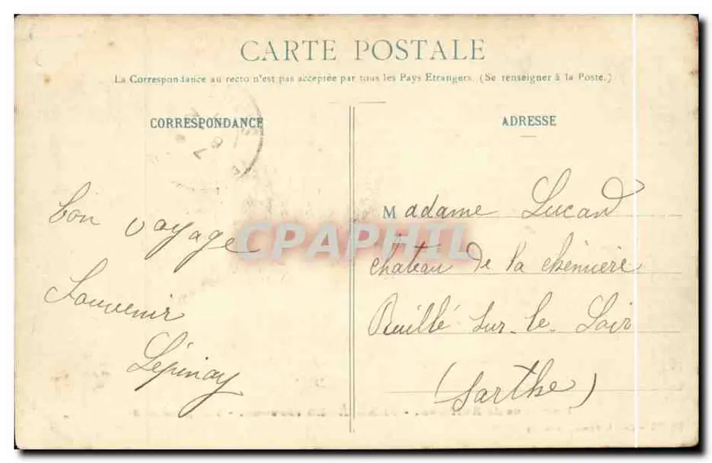 Serrières (Savole) — Visão geral — Coll. L. Grimal, Chambéry, N° 855 - Verso