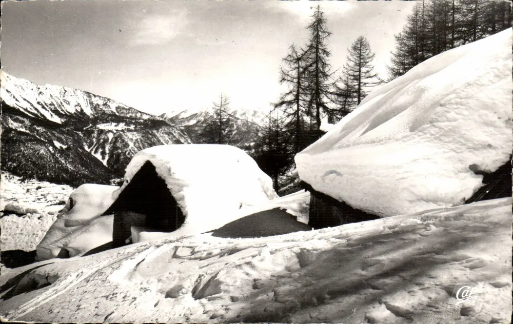 Samoëns (74) — Neve e sol — C.A.P. (59) Réal-Photo - Frente