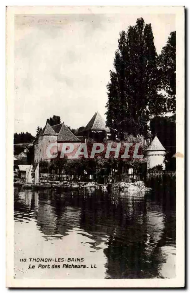 Thonon-les-Bains — Ansicht des Fischerhafens — LL n°110 - Vorderseite
