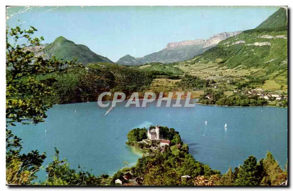 Lac d'Annecy — Schloss und Bucht von Talloires — Éditions G. Mouche - Vorderseite