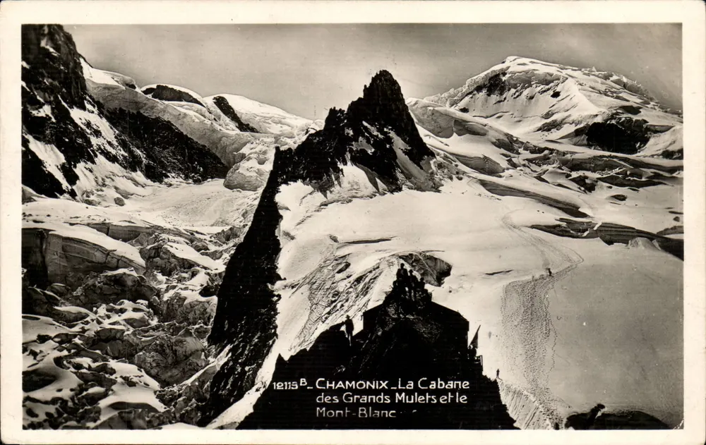 Chamonix - A Cabana dos Grandes Mulets e o Monte Branco — Edição « La Chambre » LYON, n° 16115 - Frente