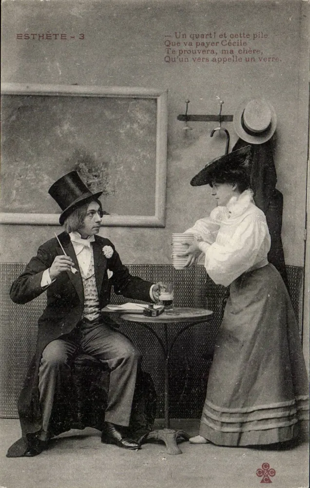 Café-Szene — Esthète - 3 — Verleger Esthète - Vorderseite