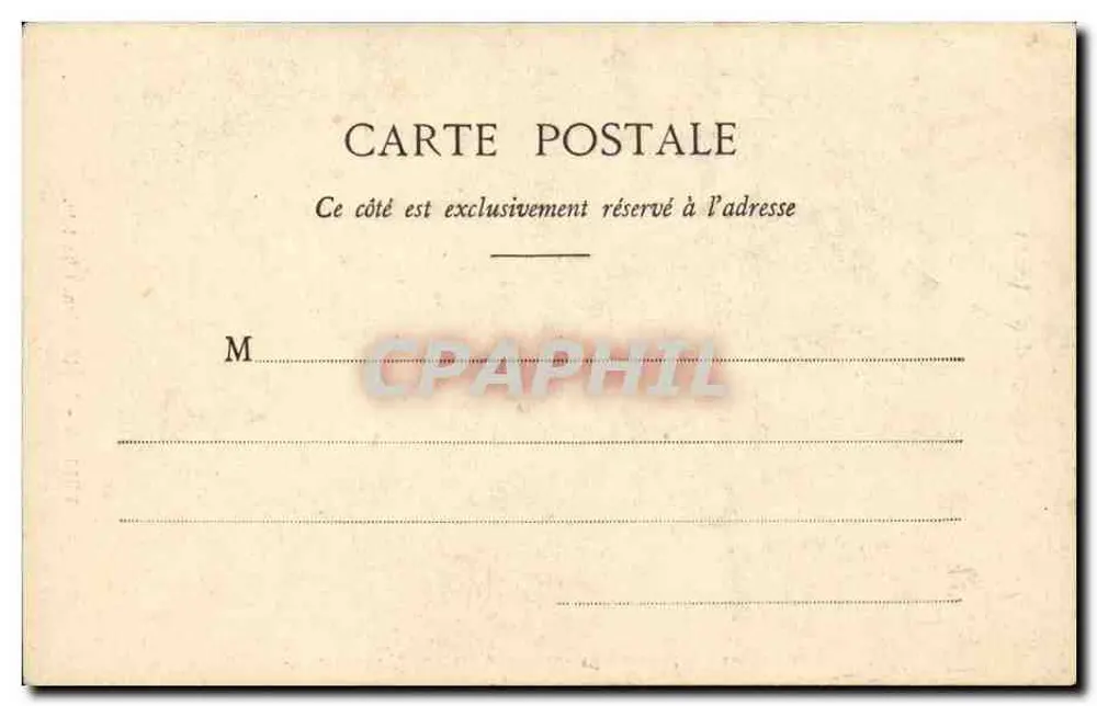 Junge Frau in blauer Robe mit Blumen — Sprache der Blumen — Phototype A. Bingen & Cie, Toulouse - Rückseite