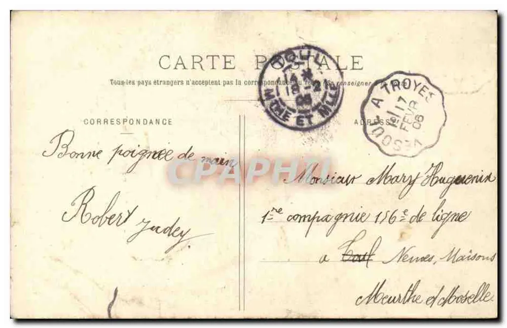 Zwei Frauen im Garten — Édition Bergeret, n°4 - Rückseite