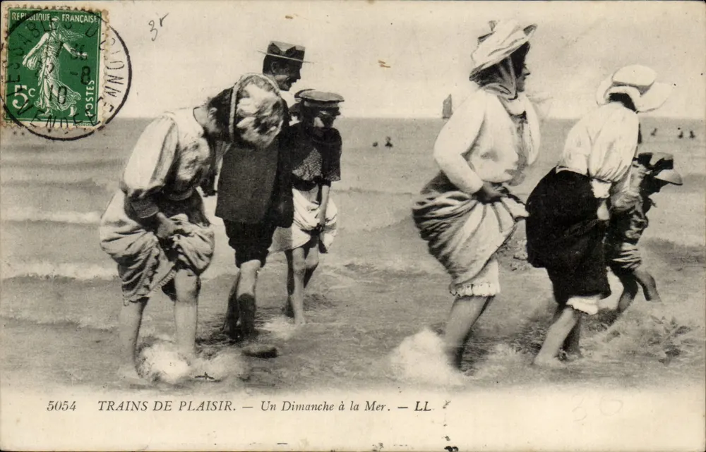 Trens de Prazer — Um Domingo na Praia — LL - Frente
