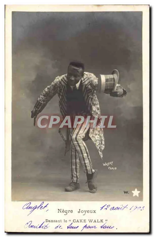 Fröhlicher Neger — Cake Walk-Tänzer — Walery, Paris - Vorderseite