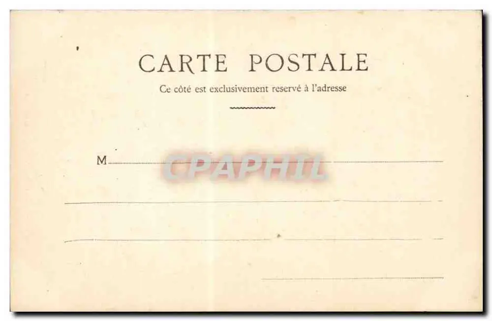 Der Adler — Herr André Calmettes — Foto von Paul Boyer - Rückseite