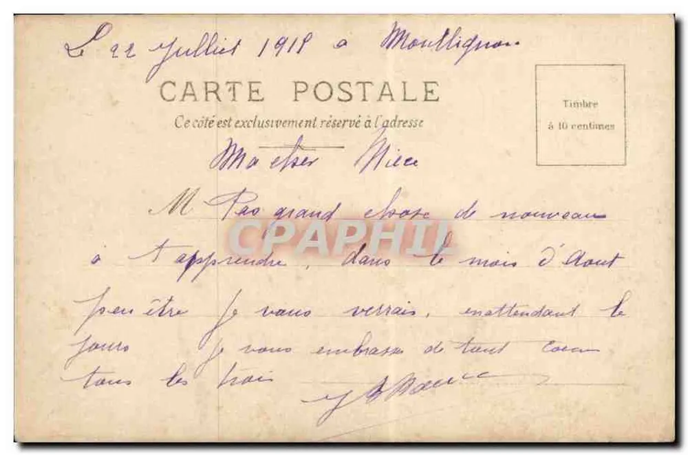 Sarah Bernhardt em L'Aiglon — P. Bover, Paris - Verso