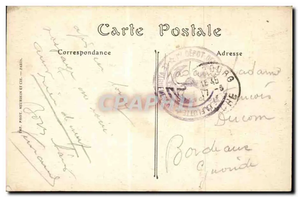 LE HAVRE — De Zeebaden — ND. Fot. n° 452 - Achterkant