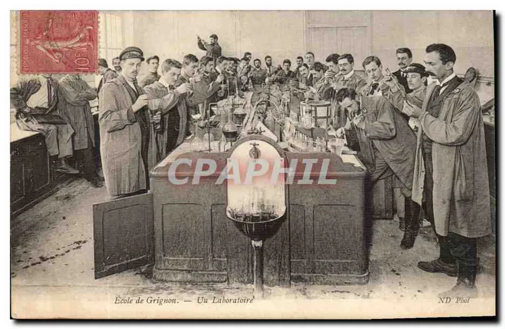 Schule Grignou — Ein Labor — ND Phot - Vorderseite
